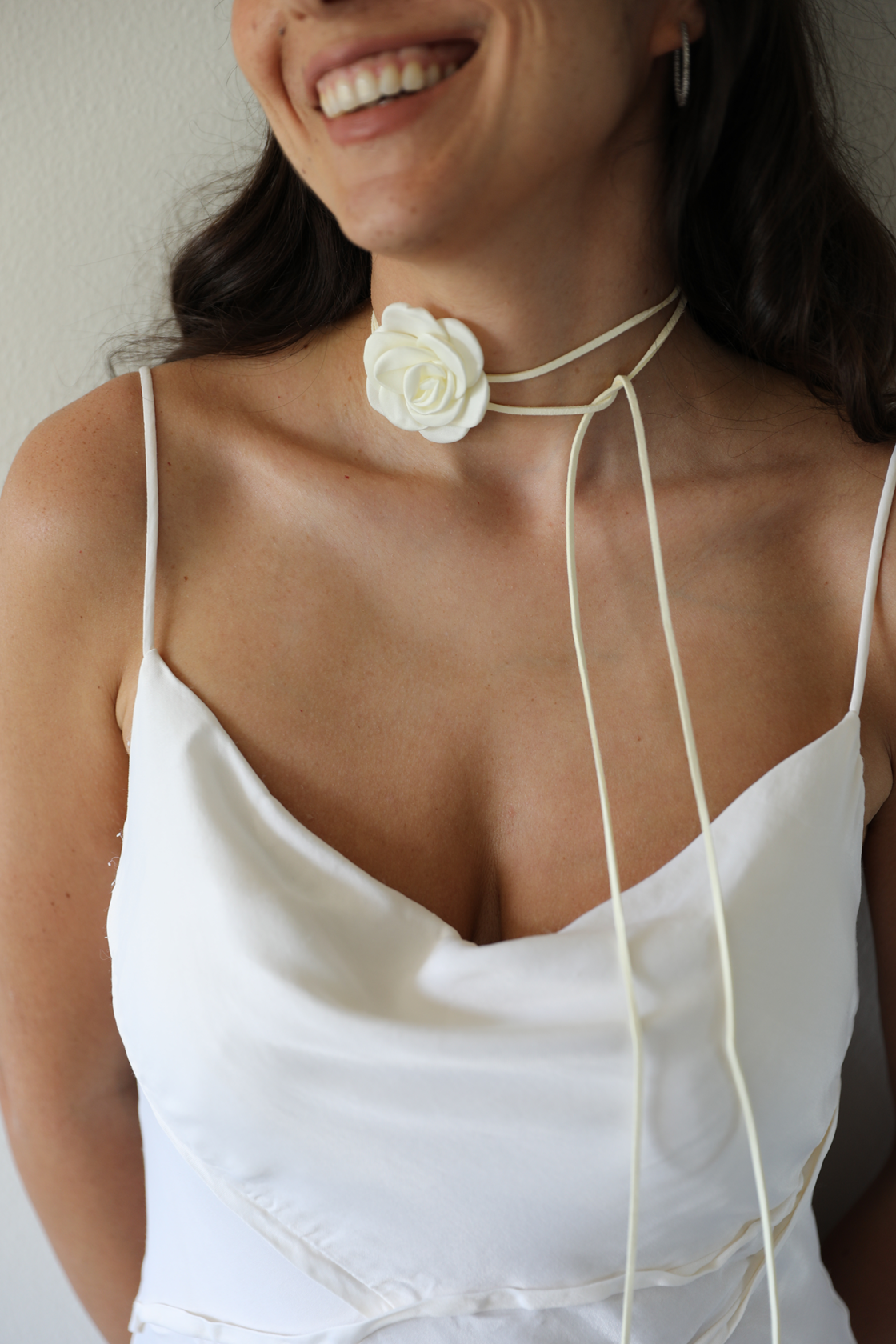 Ivory Flower Choker