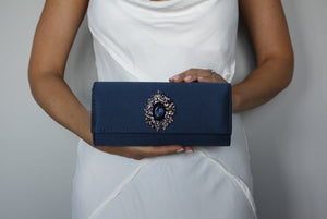 Navy Blue Evening Clutch