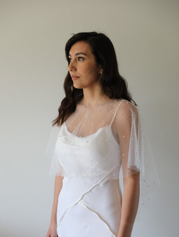 Bridal Pearl Capelet