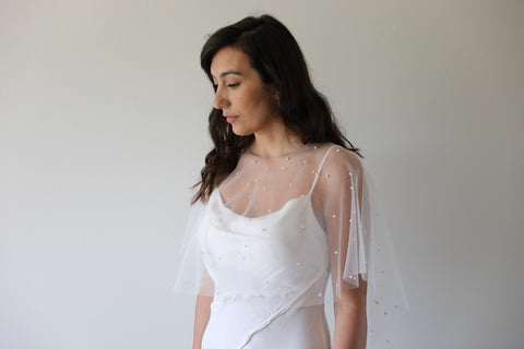 Bridal Pearl Capelet