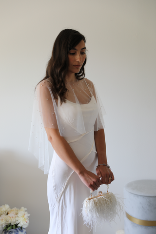 Bridal Pearl Capelet