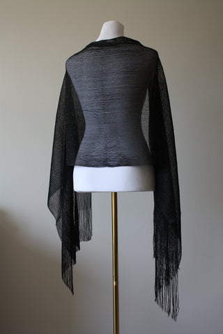 Black Glitter Shawl