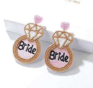 Bride To Be Earrings