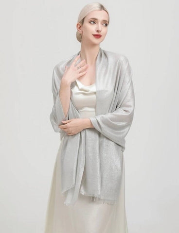 Silver Sparkle Shawl – PolliAmore - Main Image