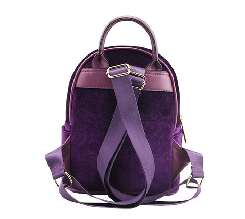 Purple Velvet Backpack