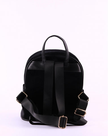 Black Velvet Backpack