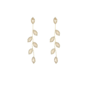 Gold Vine Earrings