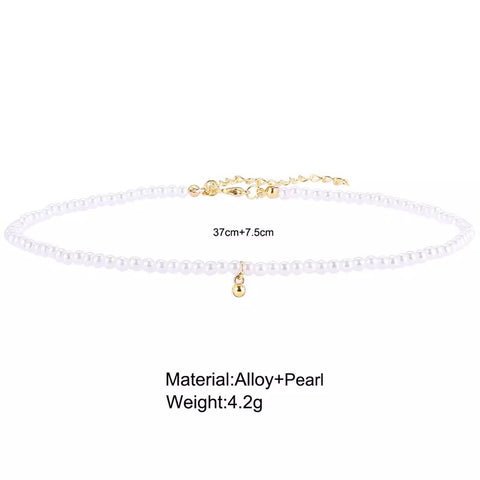 Tiny Pearl Necklace