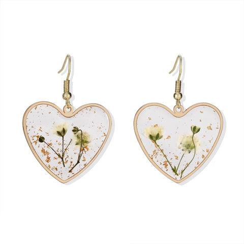 Dried Flower Earrings
