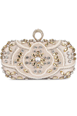 Gold Crystal Wedding Purse