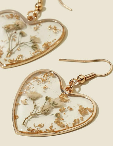 Dried Flower Earrings